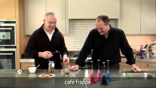 How to make a frappé coffee using an aerolatte milk frother [upl. by Mera705]