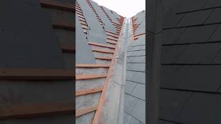 How to cut roof Slates for a valley [upl. by Marchal]