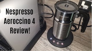 Nespresso Aeroccino 4 Milk Frother Review  Worth upgrading from the Aeroccino 3 [upl. by Kenwee]