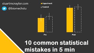 Ten Statistical Mistakes in 5 Min [upl. by Adalard]