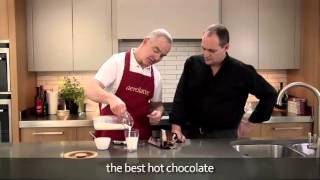 How to make a hot chocolate using an aerolatte milk frother [upl. by Ganiats]