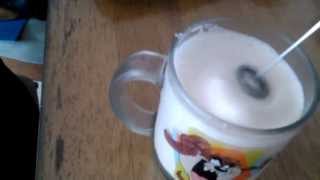 Aerolatte Review Frothing Cold Milk In Under 1 Minute [upl. by Areivax]